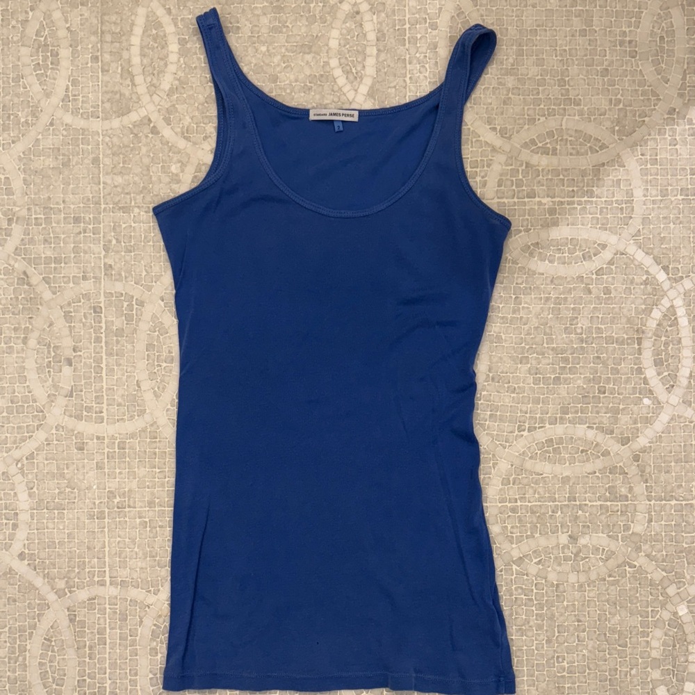 James Perse Royal Blue Tank Top